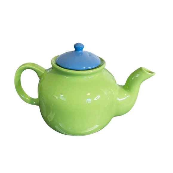 OVER AND BACK INDOOR OUTFITTERS CERAMIC WHIMSICAL TEAPOT MADE IN PORTUGAL - Picture 2 of 7